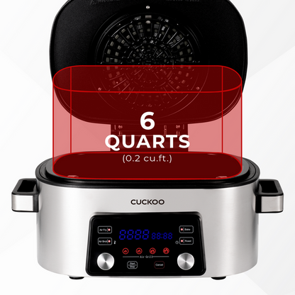 Refurbished B grade 6QT. Countertop Air Grill & Air Fryer (CAFG-A0601S)