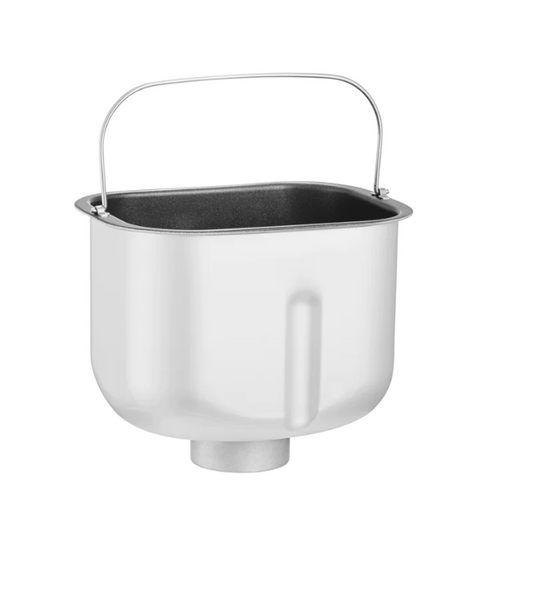 Replacement silver bread pan with handle for bread makers. (INNERPOT-CBM-AAB10)
