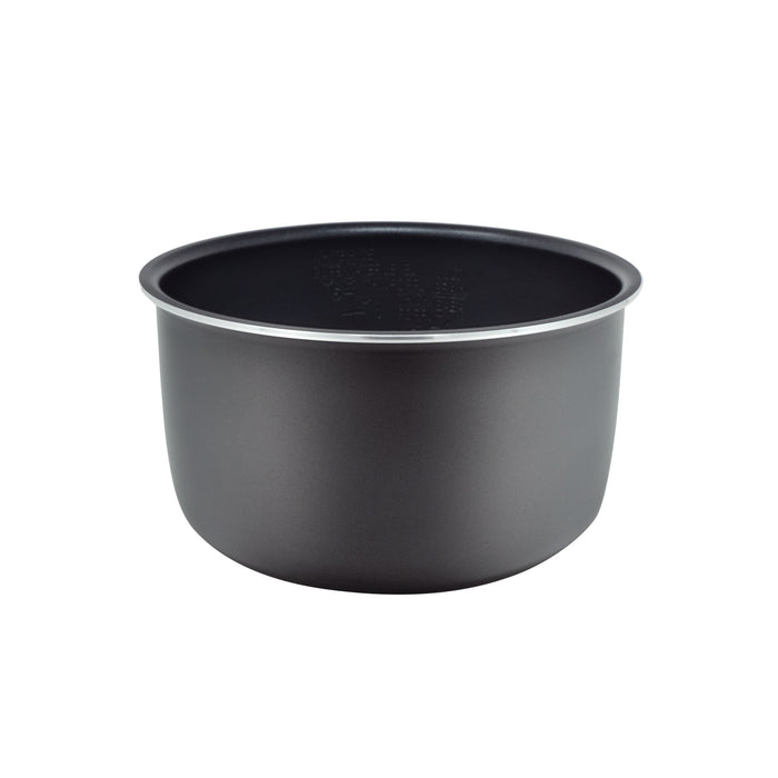 Cuckoo black nonstick replacement inner pot for rice cookers. (INNERPOT-CR-0632F)