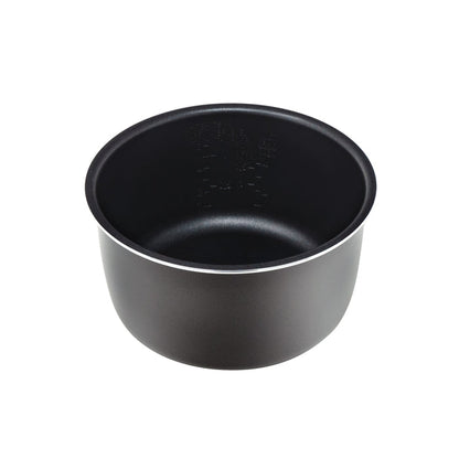 Cuckoo black nonstick replacement inner pot for rice cookers. (INNERPOT-CR-0632F)