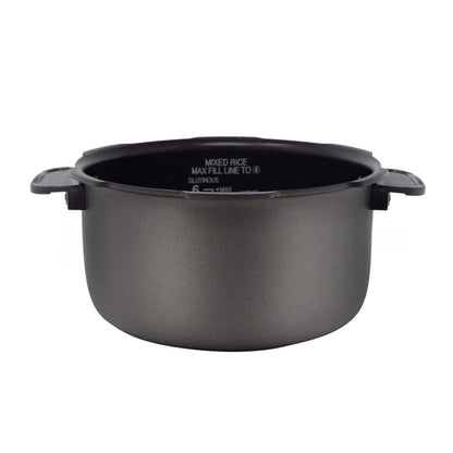 Cuckoo nonstick replacement inner pot with side handles and capacity markings. (INNERPOT-CRP-FA06)