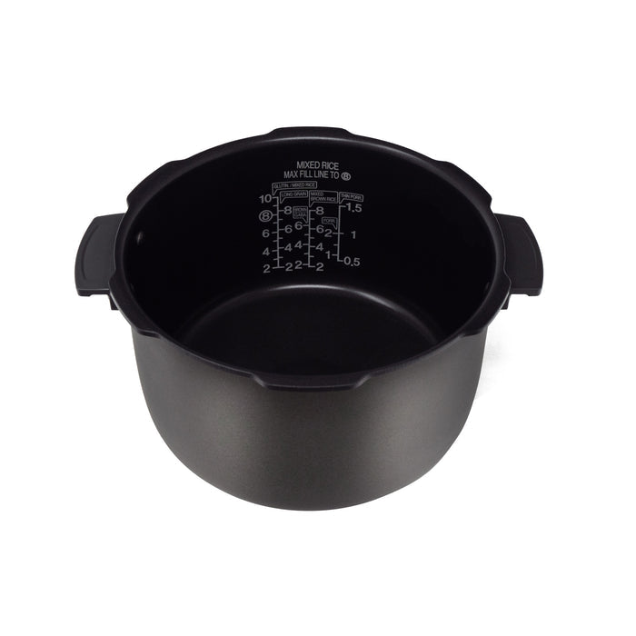 Replacement nonstick inner cooking pot with side handles and capacity markings. (INNERPOT-CRP-G10)