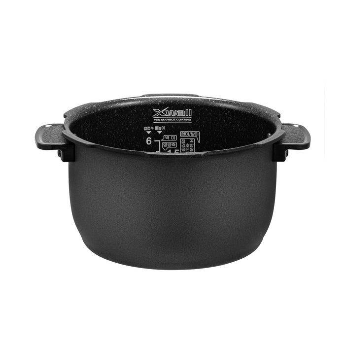 Cuckoo X-Wall marble coated replacement inner pot with handles. (INNERPOT-CRP-N06)