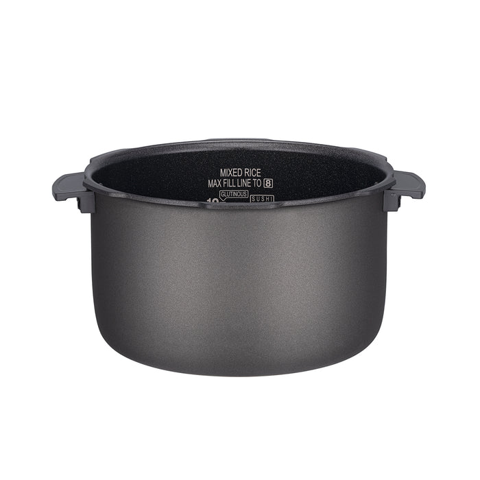 Cuckoo nonstick replacement inner pot featuring interior measurement markings for mixed rice and sushi. (INNERPOT-CRP-P10)