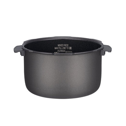 Cuckoo nonstick replacement inner pot featuring interior measurement markings for mixed rice and sushi. (INNERPOT-CRP-P10)