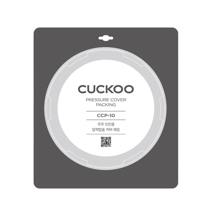 New Cuckoo pressure cover packing for 10-cup rice cookers (model CCP-10) in retail packaging. (CCP-10)