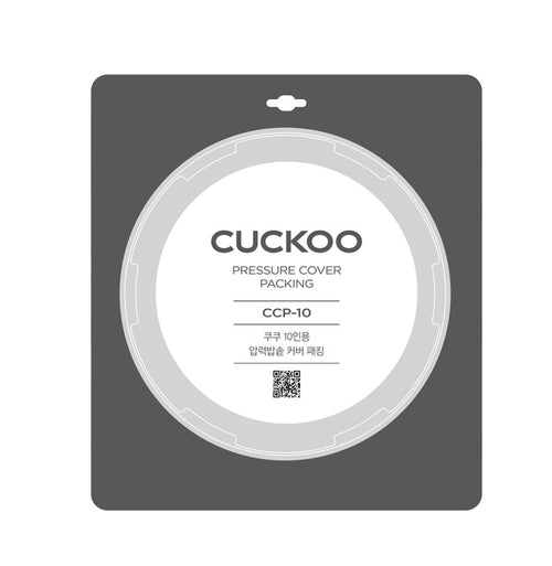 New Cuckoo pressure cover packing for 10-cup rice cookers (model CCP-10) in retail packaging. (CCP-10)