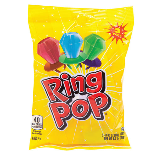 Ring Pop Lollipop 3 Pack - 12 Count