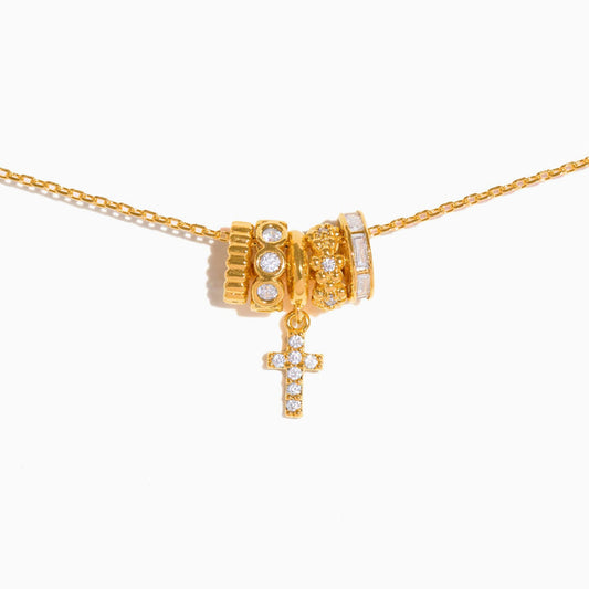 Rio Cross Charm Necklace