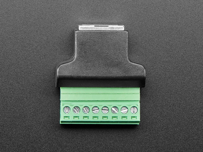 RJ-45 Terminal Block to Ethernet Socket Adapter by The Pi Hut - The Pi Hut