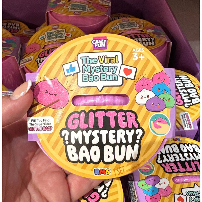 RMS/Crazy Fun Official Glitter Mystery Bao Bun Dumpling - Sensory Fidget Toy