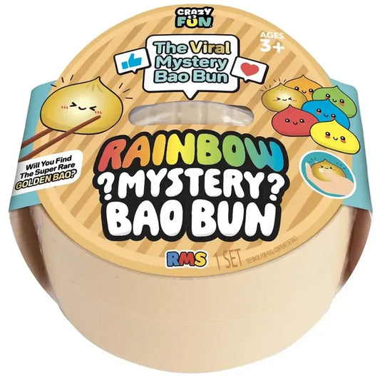 RMS/Crazy Fun Official Rainbow Mystery Bao Bun Dumpling - Sensory Fidget Toy