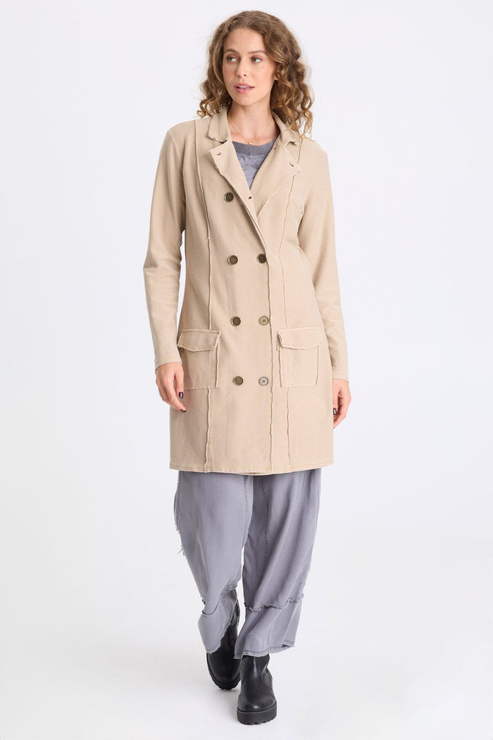 XCVI Roda Twill Knit Long Jacket