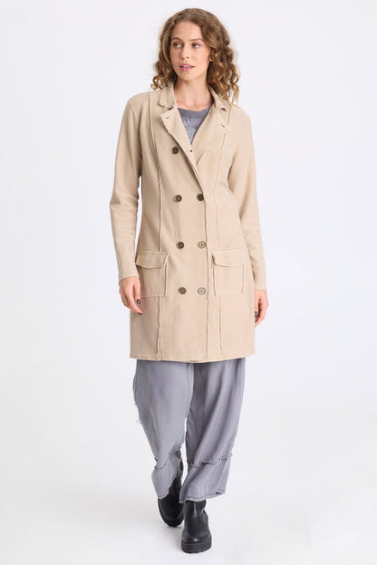 XCVI Roda Twill Knit Long Jacket