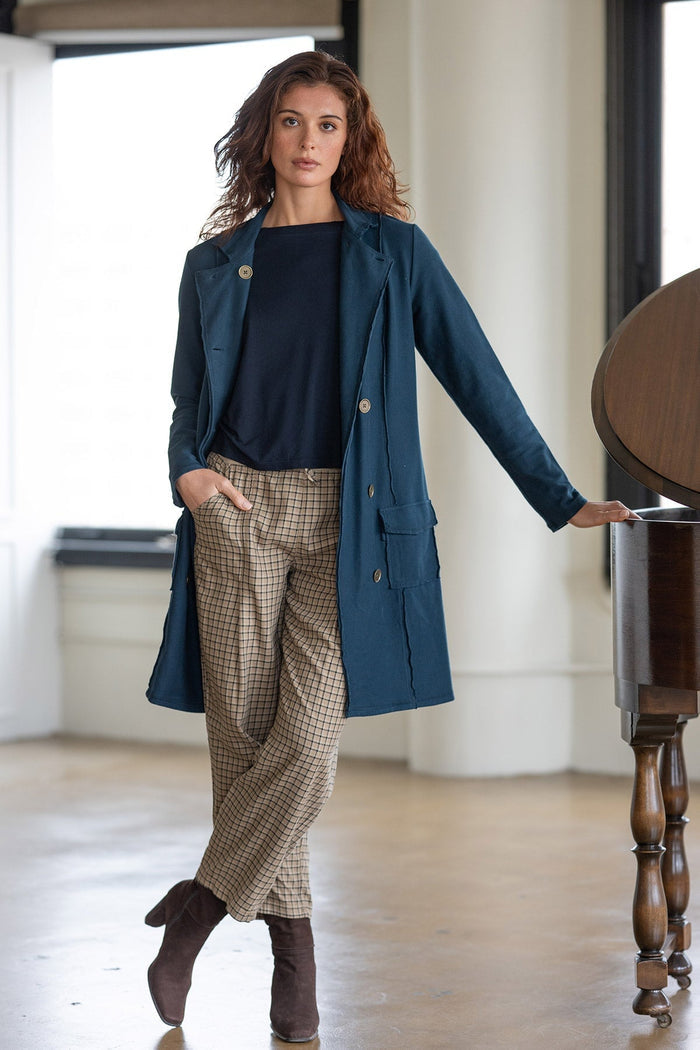 XCVI Amun Plaid Tapered Pant