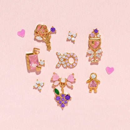 Rosé All Day Stud Set