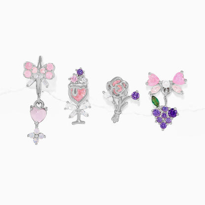 Rosé All Day Stud Set