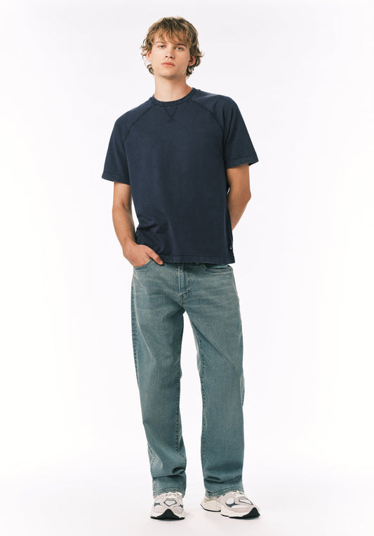 Buffalo Men Jeans Navy Denim Denim Pants Stretch
