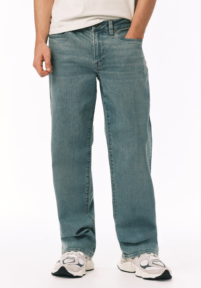 Buffalo Men Jeans Navy Denim Denim Pants Stretch