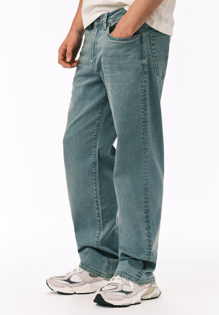 Buffalo Men Jeans Navy Denim Denim Pants Stretch