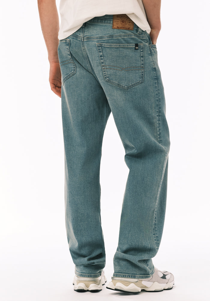 Buffalo Men Jeans Navy Denim Denim Pants Stretch