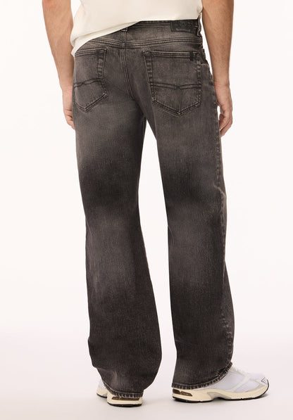 Buffalo Men Jeans Black Denim Denim Pants Stretch