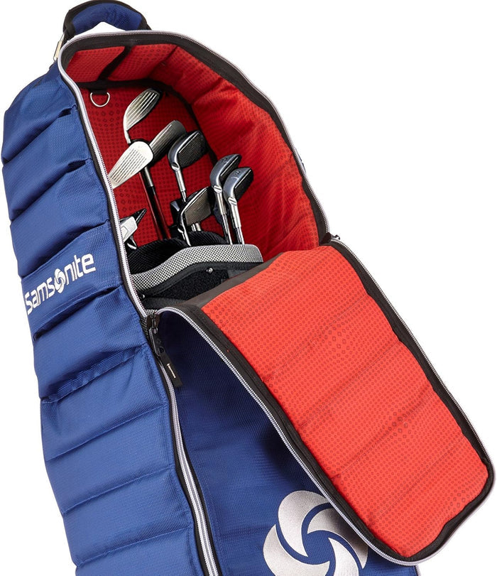 Samsonite Golf Spinner Deluxe Golf Travel Cover 51in X 16in Navy