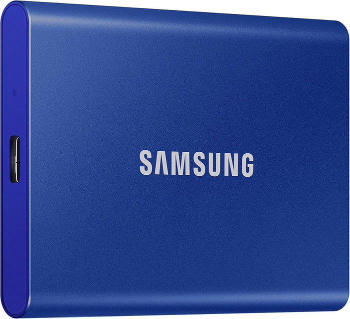 SAMSUNG T7 Portable SSD 500GB External SSD Blue