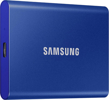 SAMSUNG T7 Portable SSD 500GB External SSD Blue
