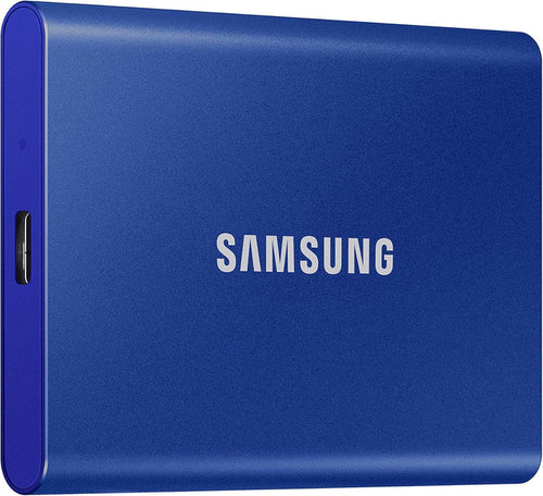 SAMSUNG T7 Portable SSD 500GB External SSD Blue