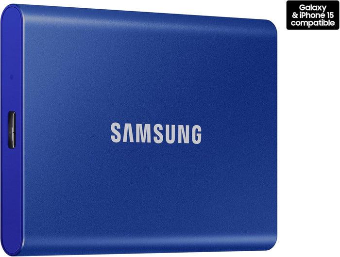 SAMSUNG T7 Portable SSD 500GB External SSD Blue