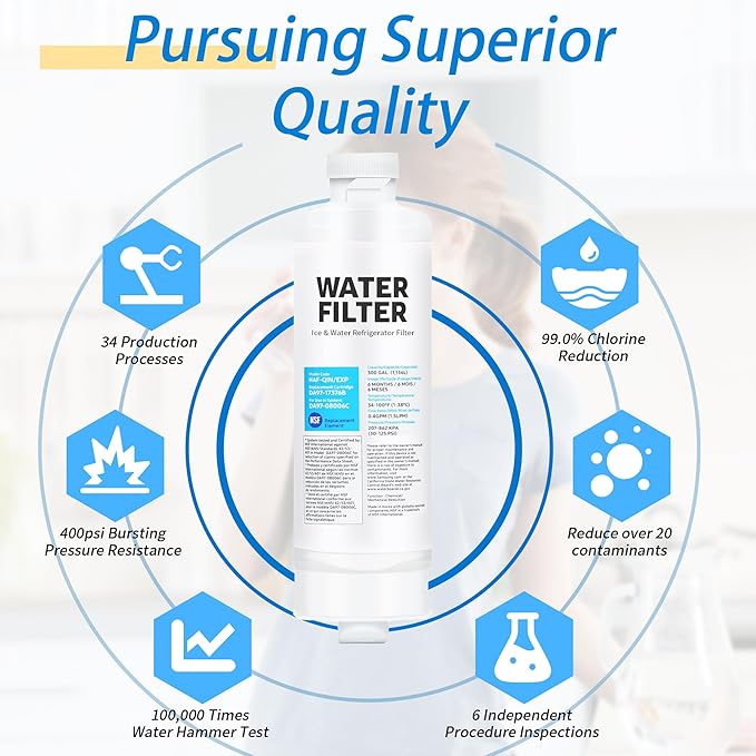 SAMSUNG Water Filter Internal Fridge Freezer HAF-QIN / EXP | DA97-17376B Compatible