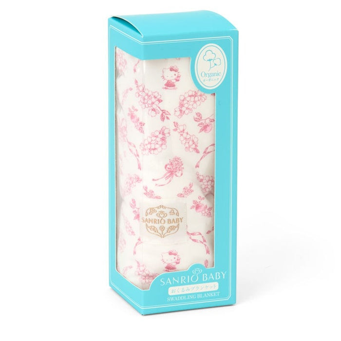 Sanrio Baby Hello Kitty Swaddling Blanket Kids Japan Original