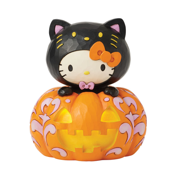 Sanrio by Jim Shore | Hello Kitty Black Cat Pumpkin | Figurine
