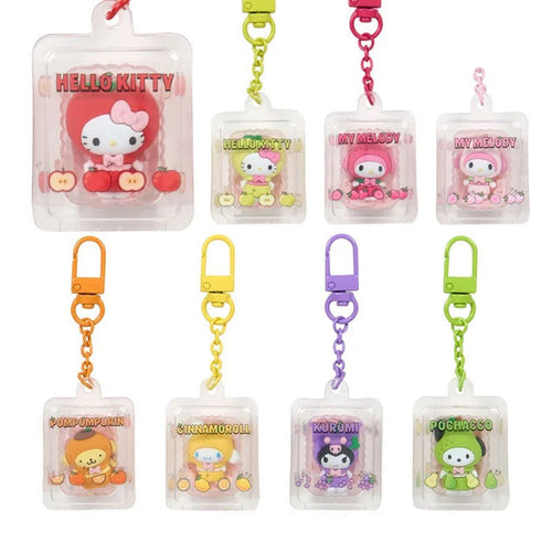 Sanrio Characters Mini Keychain Blind Box (Fruits Series) Accessory Japan Original