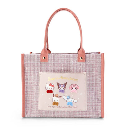 Sanrio Characters Tote Bag (Winter Tweed Series) Bags Japan Original