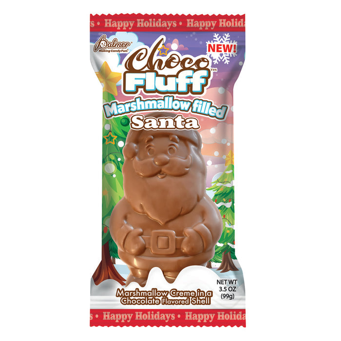 Santa Choco Fluff Candy - 18 Count