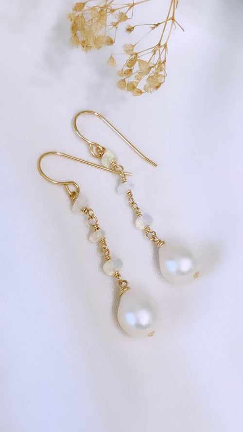 Sasha earrings - Freshwater pearl
