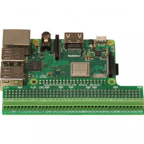 Screw Mount Breakout Card for Raspberry Pi (for 26-18 AWG wires) [Discontinued] by Sequent - The Pi Hut