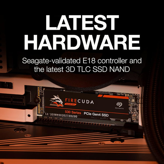 Seagate FireCuda 530 500GB SSD M.2 PCIe Gen4x4 NVMe 1.4 Compatible PS5