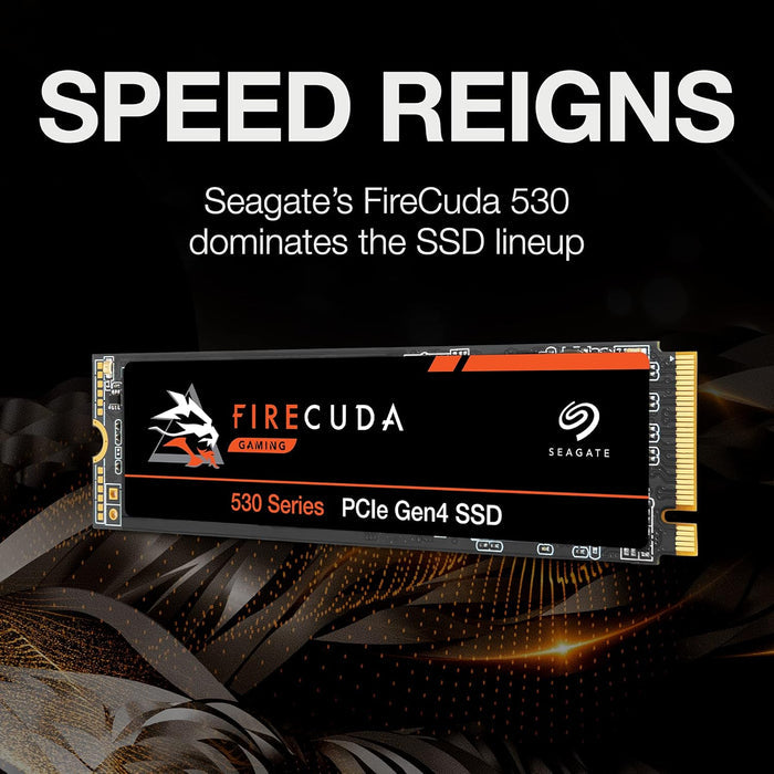Seagate FireCuda 530 500GB SSD M.2 PCIe Gen4x4 NVMe 1.4 Compatible PS5