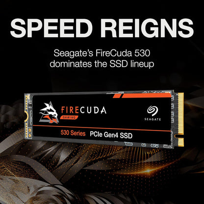 Seagate FireCuda 530 500GB SSD M.2 PCIe Gen4x4 NVMe 1.4 Compatible PS5