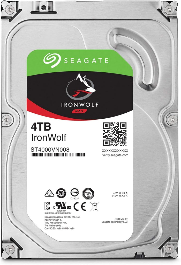 Seagate IronWolf 4TB NAS Internal HDD ST4000VNZ08