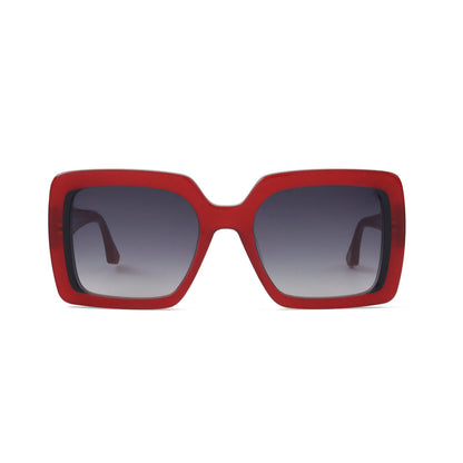 Red / Black - Grey Gradient Lens