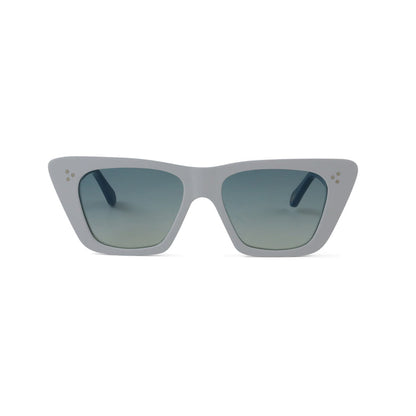 White / Teal - Teal Gradient Lens