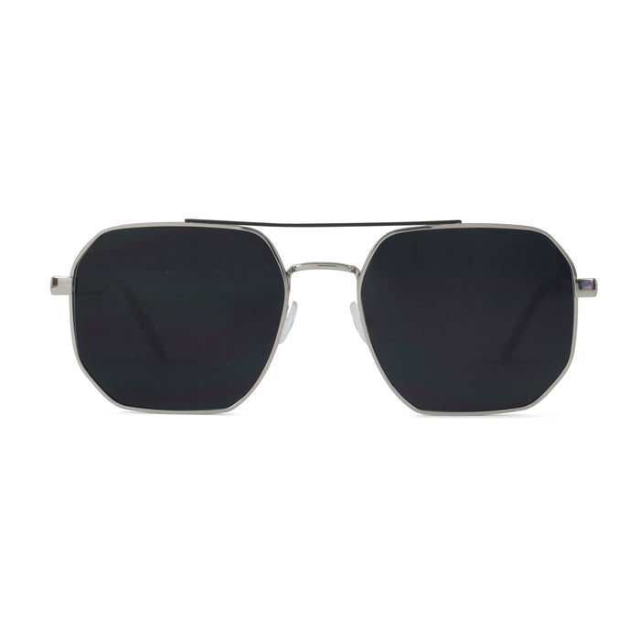 Silver / Black - Grey Polar Lens