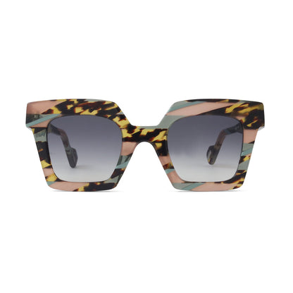 Pink Tiffany Havana - Grey Gradient Lens