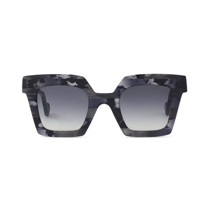 Black Silver - Grey Gradient Lens