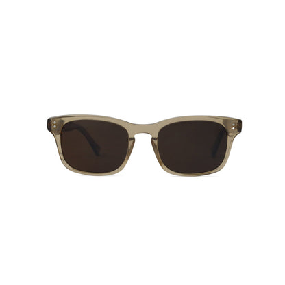 Beige Crystal / Brown Streak - Brown Lens