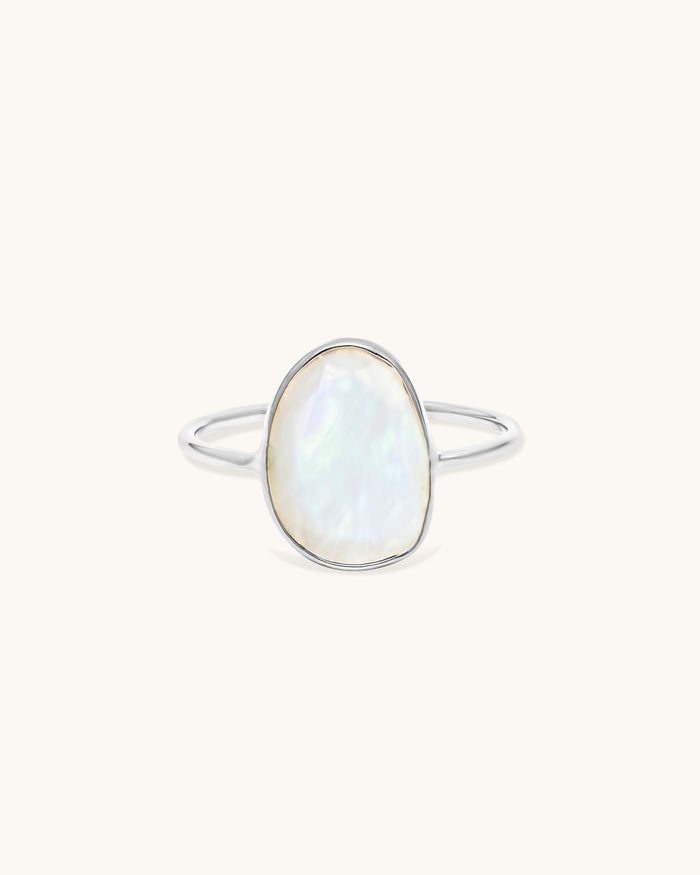 Selena Slice Moonstone Ring